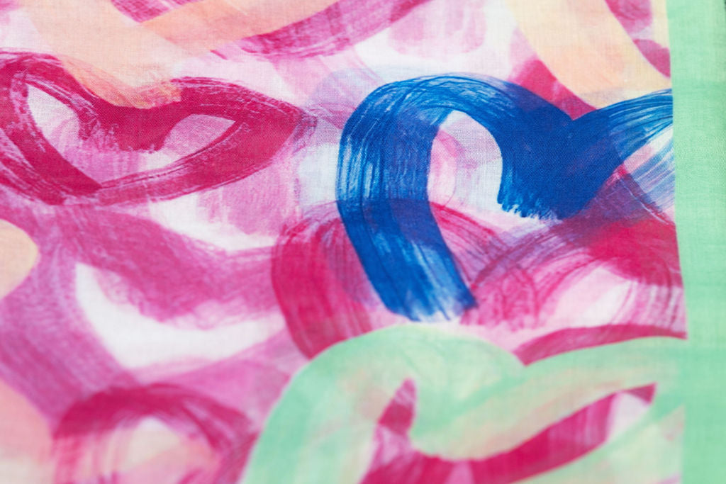 Brushed Hearts Scarf | A02