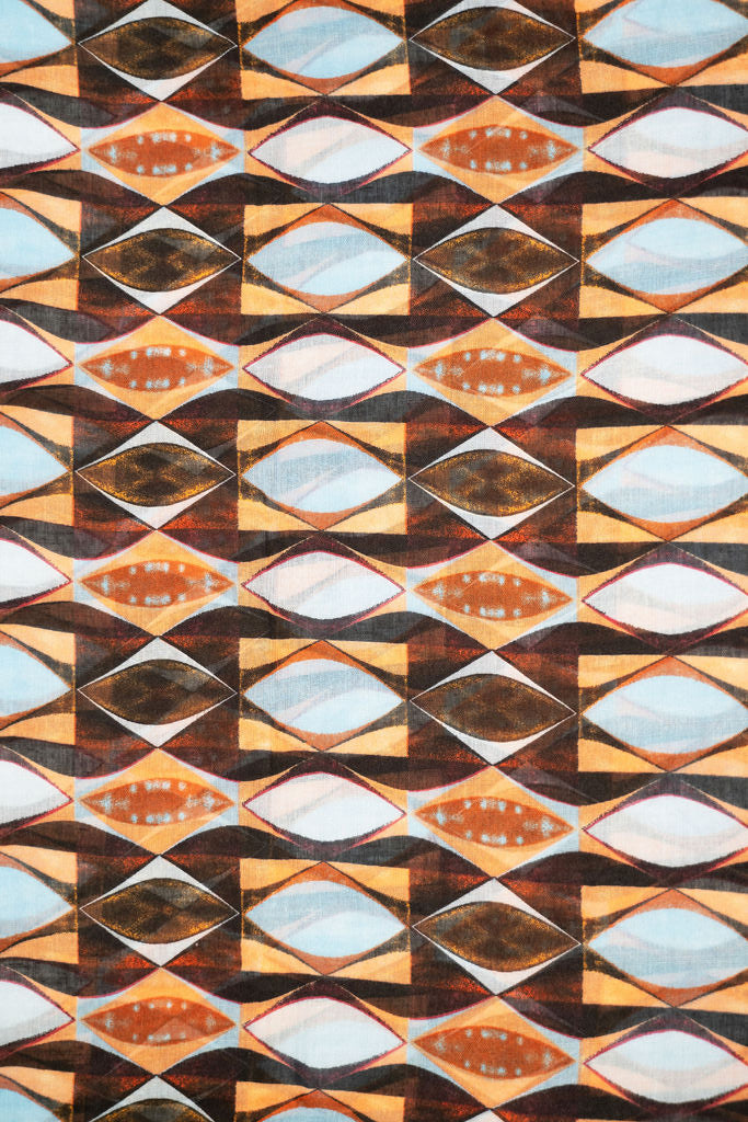 Vintage Diamond Scarf | B03