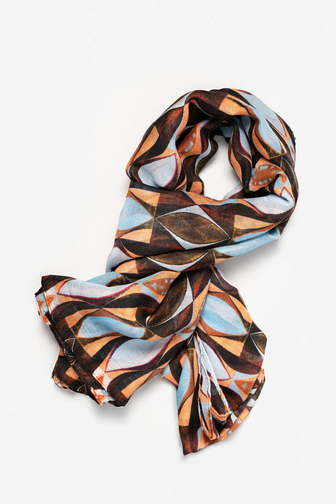 Vintage Diamond Scarf | B03