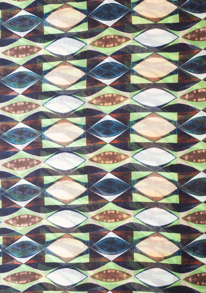 Vintage Diamond Scarf | B03