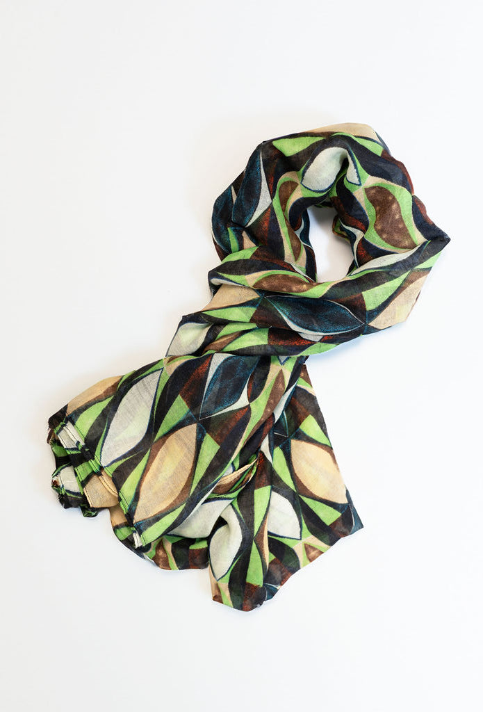 Vintage Diamond Scarf | B03