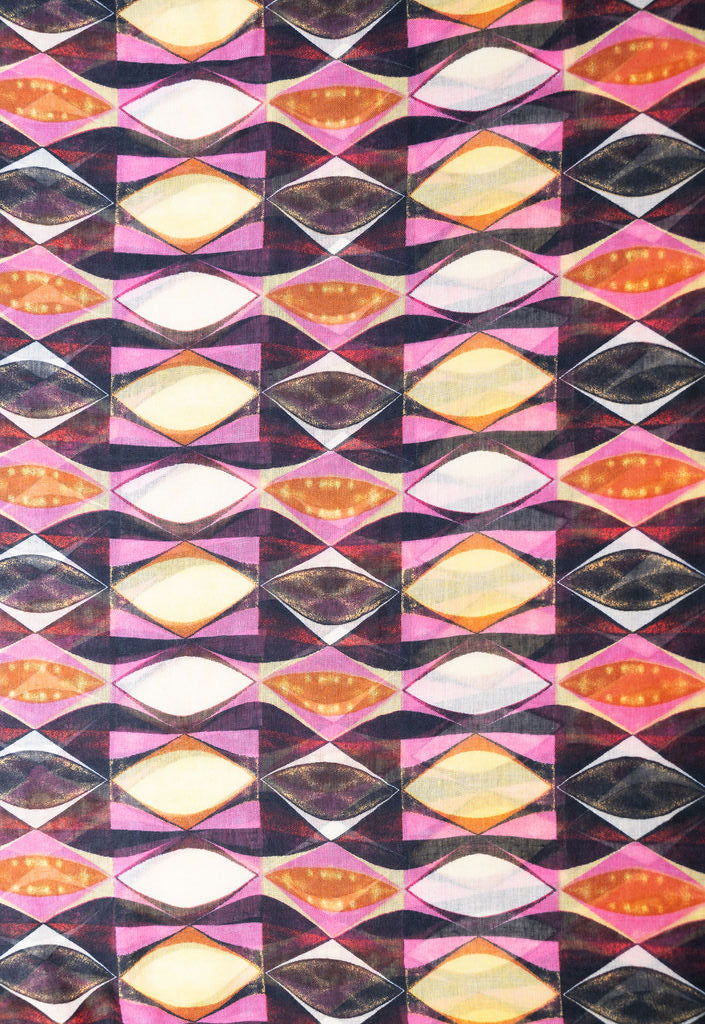 Vintage Diamond Scarf | B03