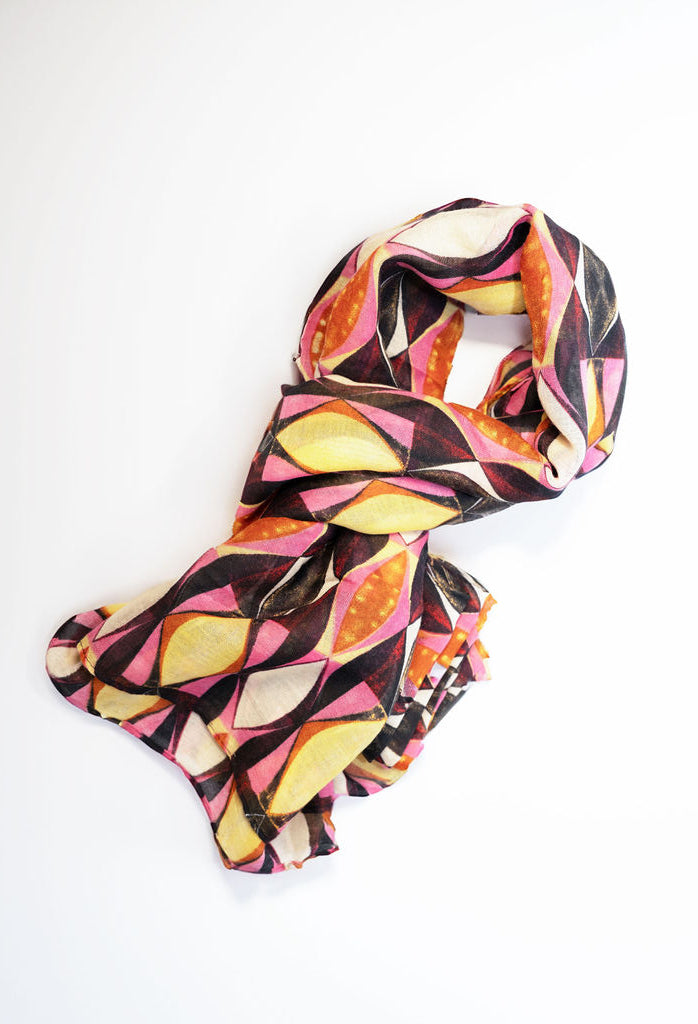 Vintage Diamond Scarf | B03