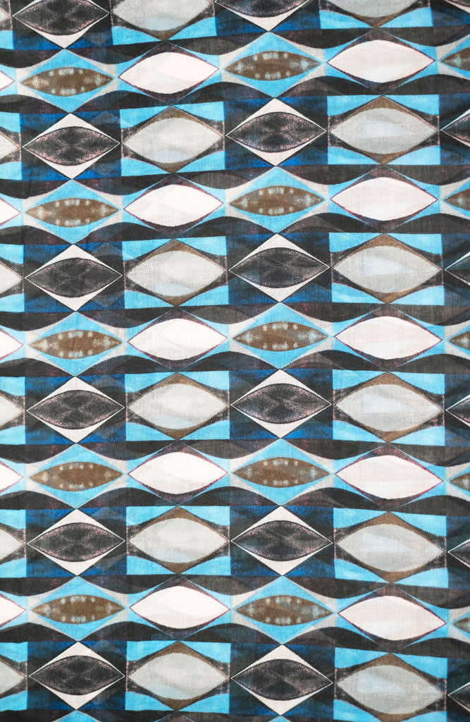 Vintage Diamond Scarf | B03