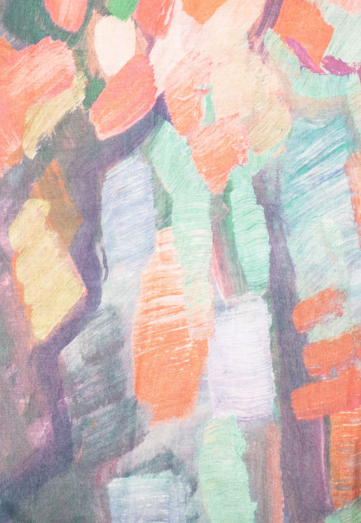 Abstract Palette Scarf | B06