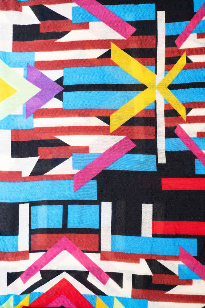 Geo Block Scarf | B08
