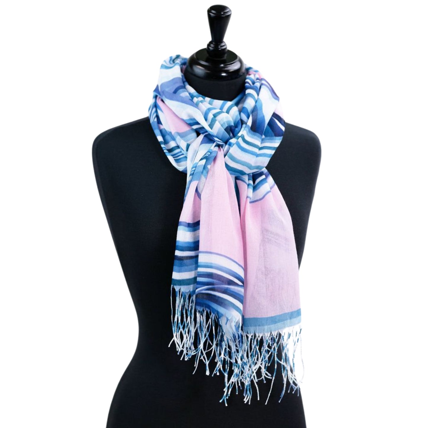 Ribbon Fringe Scarf | A05