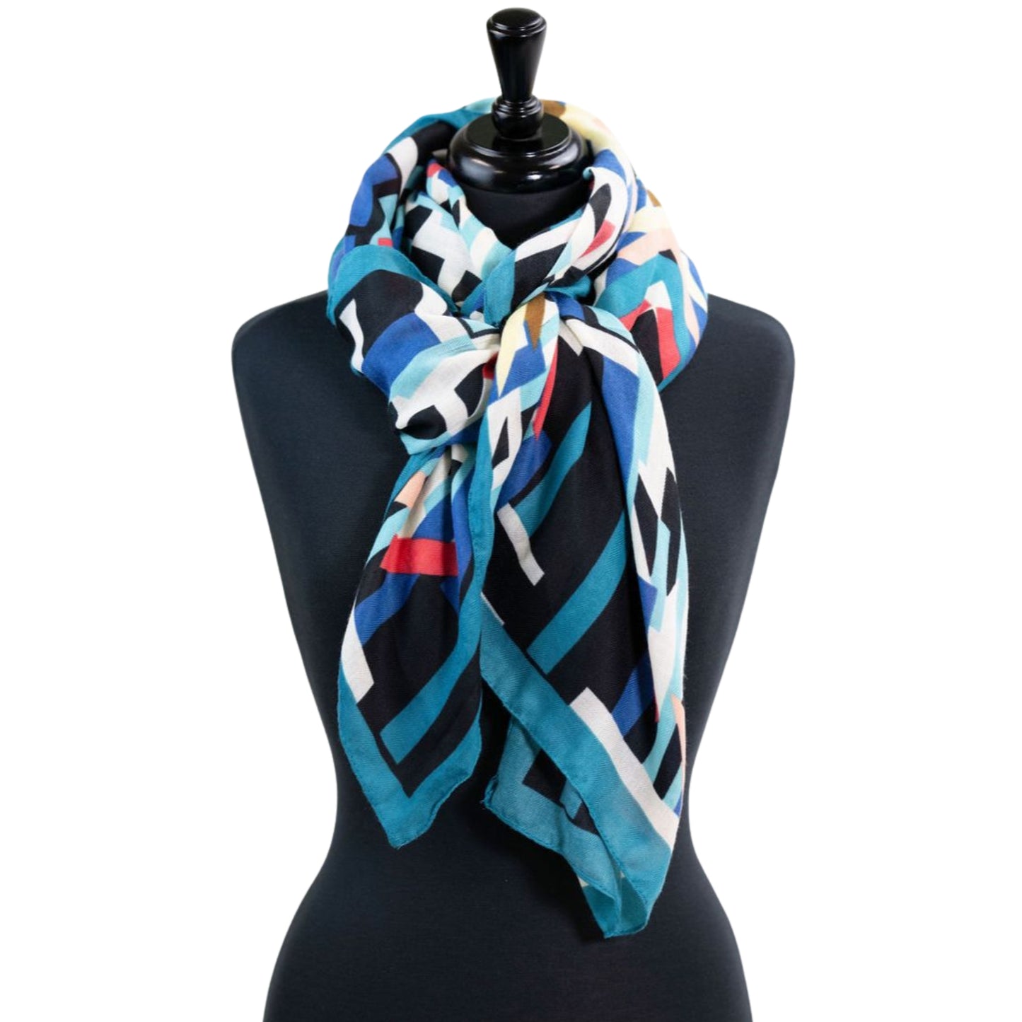 Geo Block Scarf | B08
