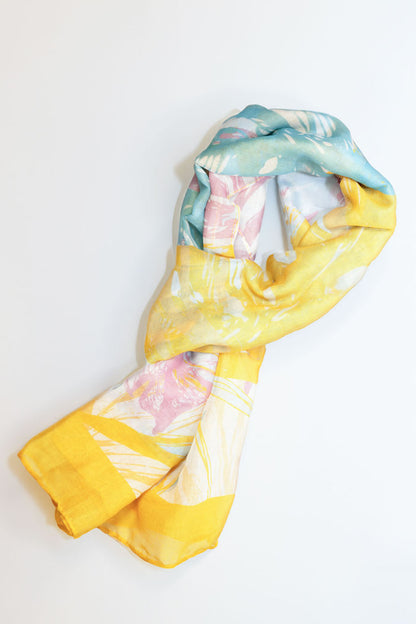 Palm Leaves Scarf | A09