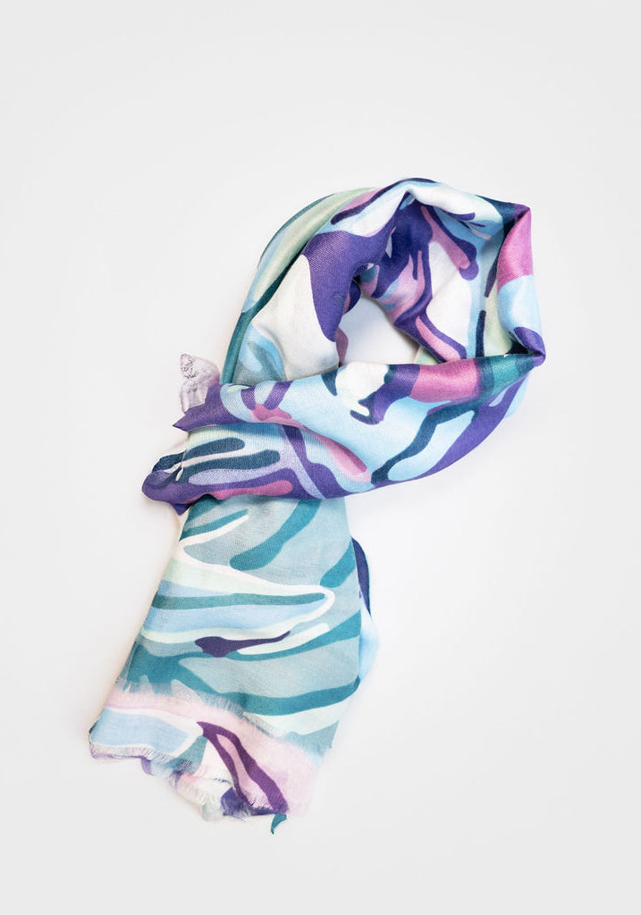 Floral Print Scarf | B02