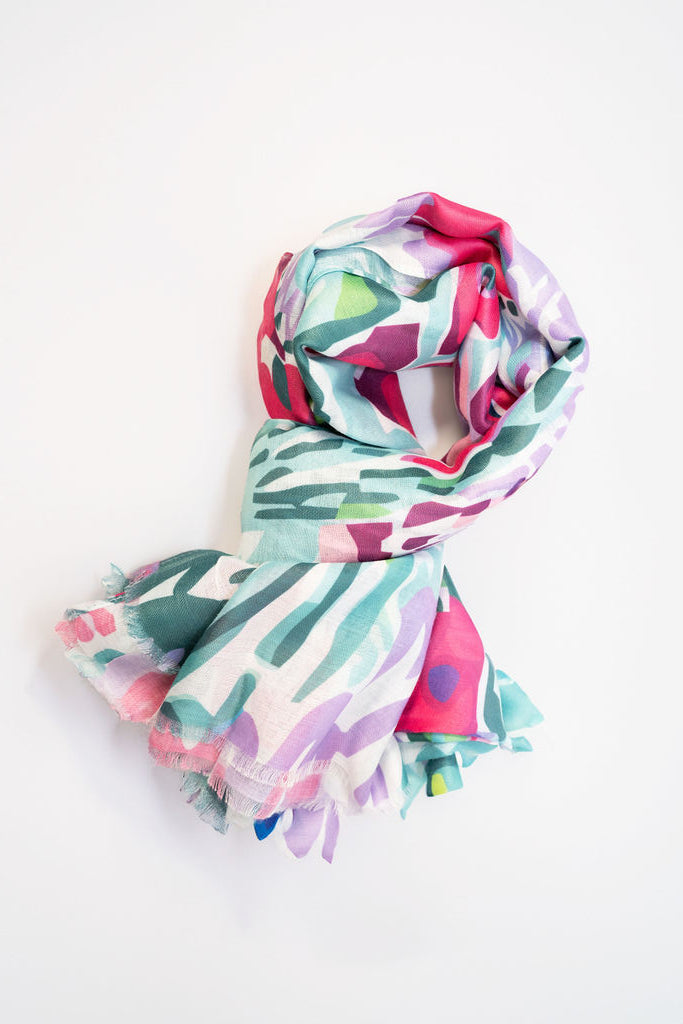 Floral Print Scarf | B02