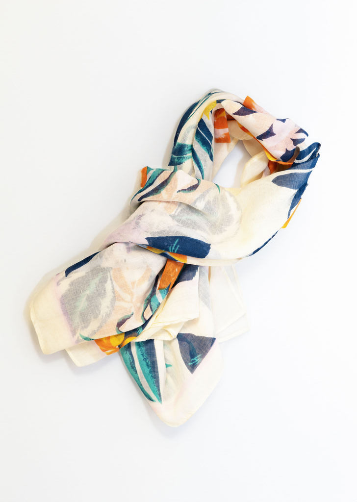 Hawaiian Floral Scarf | B05